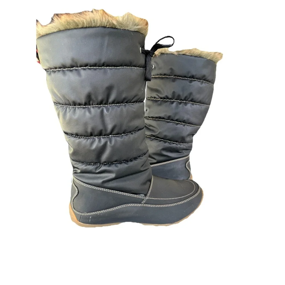 Naturalizer Boots Women's size 8.5 Fur Lined Black Winter‎ Boots
